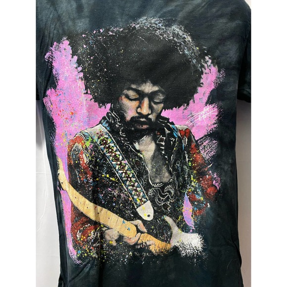 Jimi Hendrix Official Stephen Fishwick Icons GDA Black T-Shirt Size Medium - Picture 9 of 9